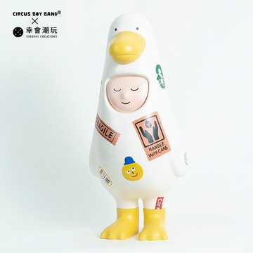 幸會潮玩 CBB 1000%貼紙鴨公仔