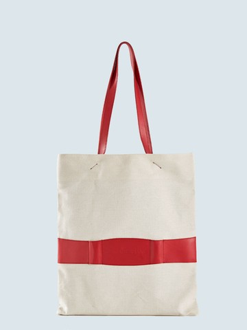 Classic Signature Canvas Bag (Red)