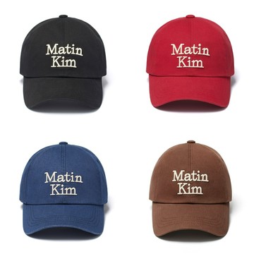 ✈️OaNa代購 韓國MATIN KIM 粗體LOGO刺繡棒球帽 HT002