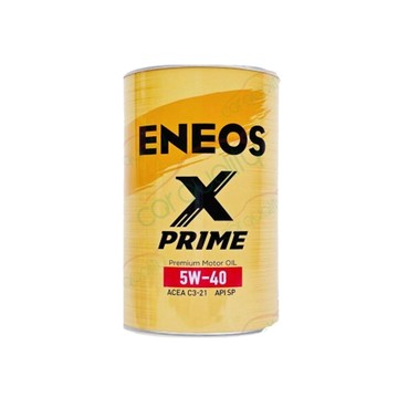 半合成機油 【引能仕 ENEOS】機油 5W40 X-PRIME 金圓鐵罐 C3 SP 1L  整箱12入 車麗屋