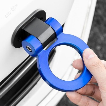 【UPTON】汽車前槓裝飾車貼創意車頭個性拖車鉤霸氣車身貼改裝用品遮擋劃痕.❤
