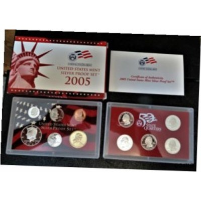 アンティークコイン 2005 United States Mint Silver Proof Set 11