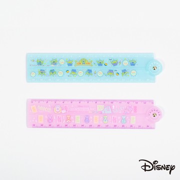 迪士尼｜日貨｜皮克斯 30CM 摺疊直尺 三眼怪 毛怪 大眼仔 玩具總動員 量角器 尺 文具 SS013