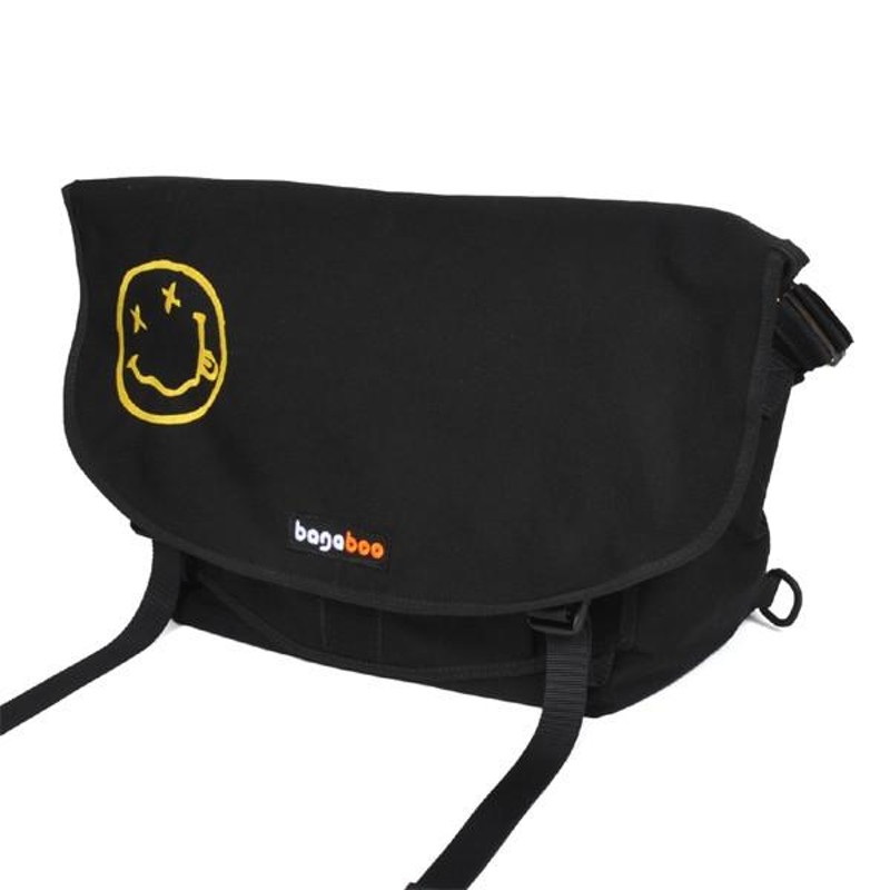 バガブー Bagaboo Messenger Medium SMILY Black | LINEショッピング