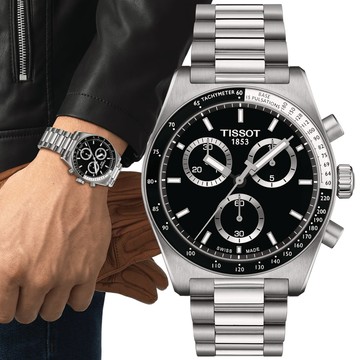 TISSOT天梭 PRS516 計時石英腕錶 40mm/T1494171105100