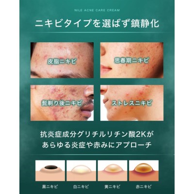 NILE ニキビクリーム メンズ レディース 医薬部外品 50g 通販 LINE