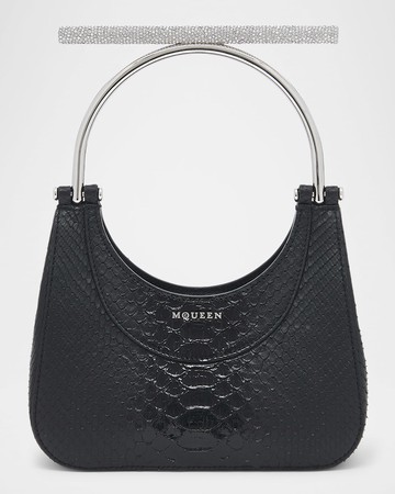 Mini T-Bar Python Top-Handle Bag