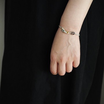 回眸三花貓手鍊 花園水晶