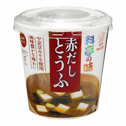 マルコメ 料亭の味 赤だしとうふ カップ 1食 ×6 メーカー直送