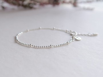 925純銀 光點 刻字 手鍊 免費送禮包裝