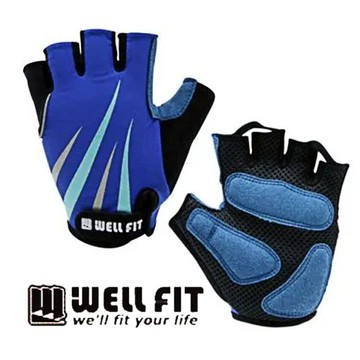 [WELL FIT 威飛客］鐵騎兵系列手套(男) - 火之舞 - 寶藍