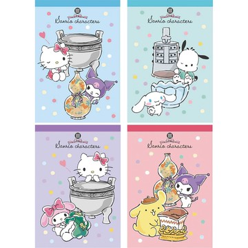 三麗鷗*故宮萬用MEMO本  SYDM70-1 (款式隨機出貨)