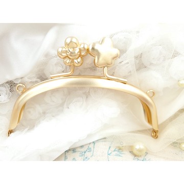 10.5cm花朵口金 太陽花口金 口金包材料 包包用口金{布布村}