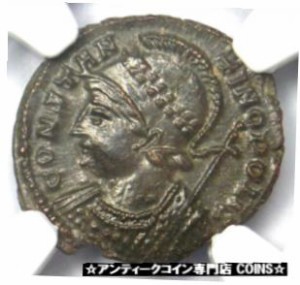 アンティークコイン コイン 金貨 銀貨 Roman Constantininian BI Nummus Coin Certified NGC MS