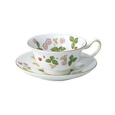 WEDGWOOD ウェッジウッド ワイルド ストロベリー ティーカップ＆ソーサー（ピオニー）