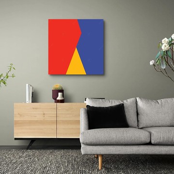 現代幾何 藝術微噴無框畫