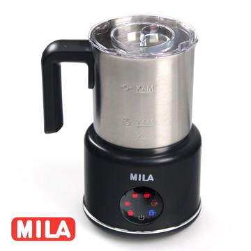 MILA全自動冷熱奶泡機(六種模式可加熱牛奶)-不鏽鋼款