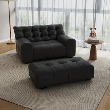 貴妃椅 新款奶油風單人貴妃沙發懶人椅布藝客廳小戶型臥室陽臺沙發組合J-25公司貨