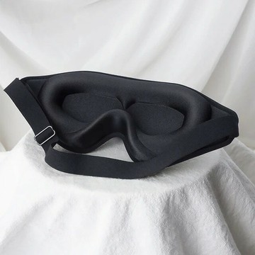【日本代購】3D 睡眠眼罩蒙眼助眠眼罩柔軟記憶海綿面罩眼罩 99% 遮光 Slaapmasker 眼罩貼片