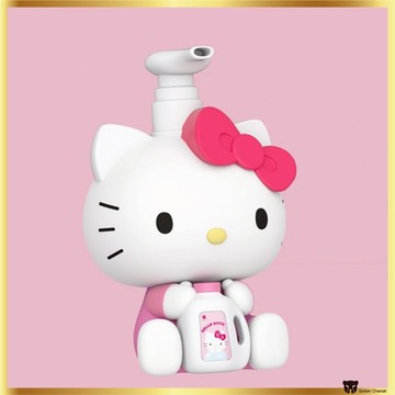 BoFriends x Hello Kitty 手動洗手分配器 | 可愛的廚房和浴室肥皂泵