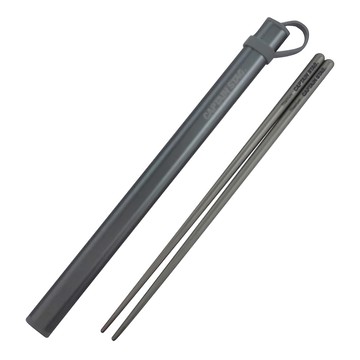 CAPTAIN STAG 鹿牌 鈦製筷子 附19x252x14mm收納盒  23cm  UH-3004  1雙