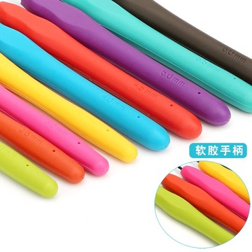 鉤針工具套裝軟柄勾針編織材料包毛線粗針手工織毛衣圍巾鞋子鉤針