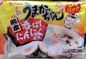 ハウス食品 うまかっちゃん 熊本 火の国流とんこつ 香ばしにんにく風味 5個パック