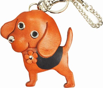 Beagle 大尺寸吊飾 手工真皮包包吊飾 真皮鑰匙圈 VANCA