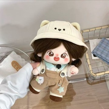 9棉花娃娃衣服 娃衣 新品20cm新品棉花娃衣娃娃露營小貓衣服可愛換裝玩偶公仔屬性套裝