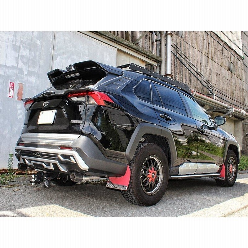 rav4 50系　ラプター塗装　リアガーニッシュ　中目肌 rav4 50系ラプター塗装リアガーニッシュ中目肌
