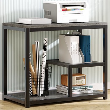 落地打印機架置物架辦公室桌面復印機多功能雙層支架簡易家用收納