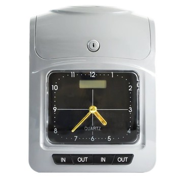 最新 微電腦 UFOTEC 雙色打卡鐘 四欄位/點矩陣/用優美小卡