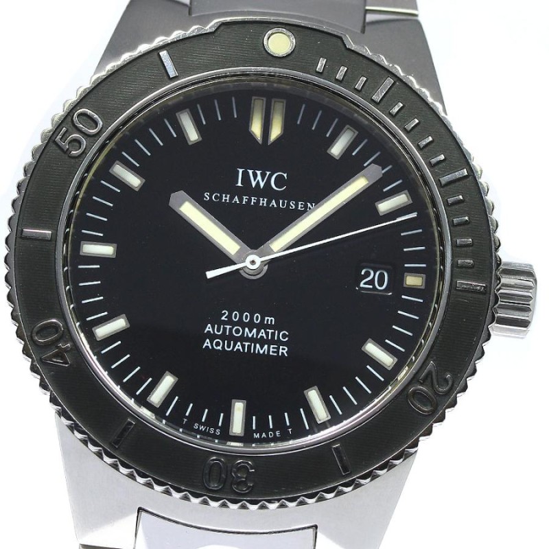 2729機能特徴IWC SCHAFFHAUSEN IW353602 GST アクアタイマー デイト 自動巻き メンズ _753253 -  www.bestfranchiseinamerica.com