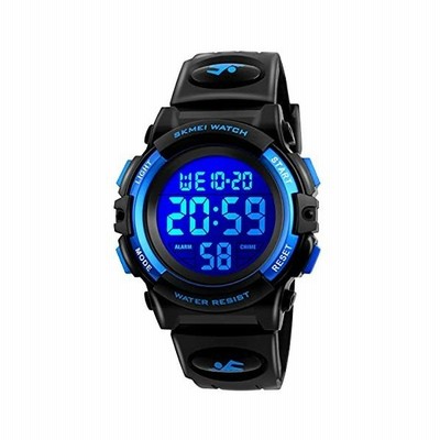 腕時計 子供用 キッズ腕時計 デジタル腕時計 男の子 女の子 ウォッチ ボーイズスポーツウォッチ人気 多機能 50メートル防水 アウトドア 通販 Lineポイント最大get Lineショッピング