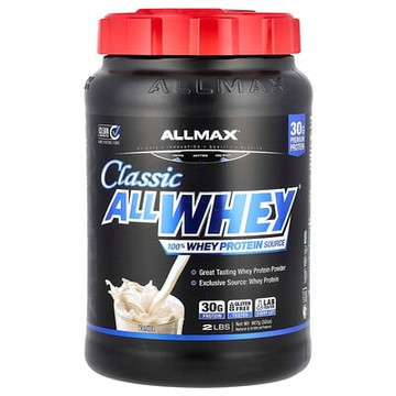 ALLMAX, CLASSIC ALLWHEY®，全乳清蛋白來源，香草味，2 磅（907 克）