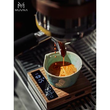 MUVNA慕威納 意式咖啡萃取手沖濃縮咖啡杯陶瓷冰裂紋盎司杯量杯