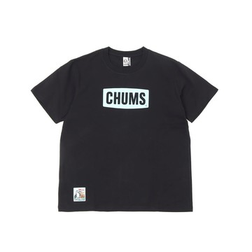 CHUMS 40 Years CHUMS Logo T-Shirt 女 短袖上衣 黑