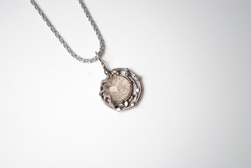 幽靈水晶純銀墜