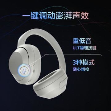 Sony重低音頭戴式無線降噪耳機