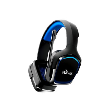 Hawk 浩客 頭戴電競耳機麥克風 G2000 40mm單體  03-HGE2000BB  黑色 + 藍色