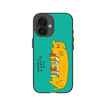 iPhone 16 Clear (相機按鈕) 酷墨灰 - Jin Young Choi - 毛茸茸狗狗圖書館