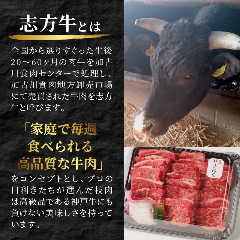 志方牛カルビ焼肉（500g）