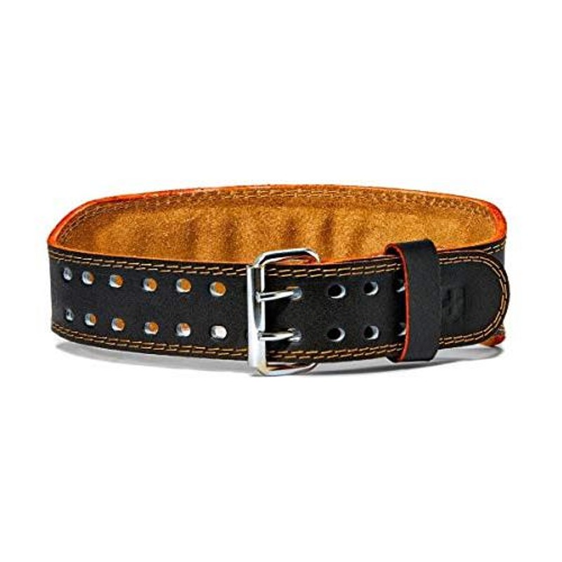 Harbinger 4 Inch Padded Leather Belt Black (XL)（94-107cm） 通販