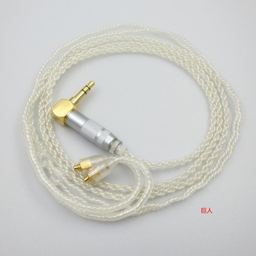 【現貨 免運】舒爾SE535 SE215E846 UE900 W40 鍍銀耳機線 升級線 升級線 音頻線 耳機線
