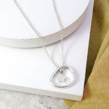 自然系 石 Stone 925純銀項鍊+吊飾 ART64 (吊飾可選 18吋總長約45.7公分)不含刻字