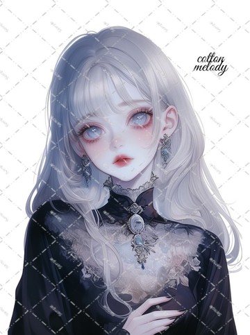 original sticker no.2290 人物貼紙 原創貼紙 原創人物貼紙 裝飾貼紙 cotton melody