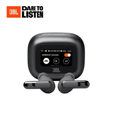 【JBL】 Live Beam 3 觸控螢幕真無線降噪藍牙耳機 黑省1500再送2樣好禮