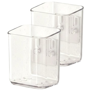 透明壁掛置物架 高款 小  透明色  2個