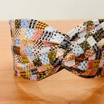 MOYA手工髮箍 大勝系列 格子趣