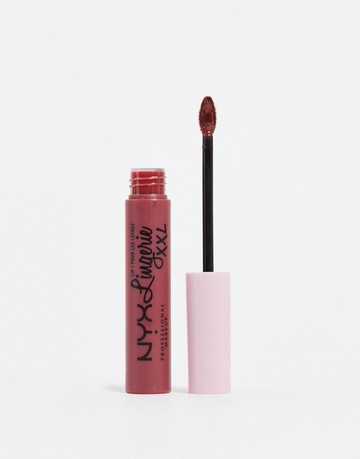 NYX Professional Makeup Lip Lingerie XXL Matte Liquid Lipstick - Straps Off-Brown